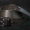 handmade distressed brown leather belt perfect personalized gift