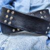 handmade brown gray leather belt for men perfect for jeans fashion accessories and unique gift