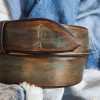 mens vintage leather belt customizable gift for him christmas must have